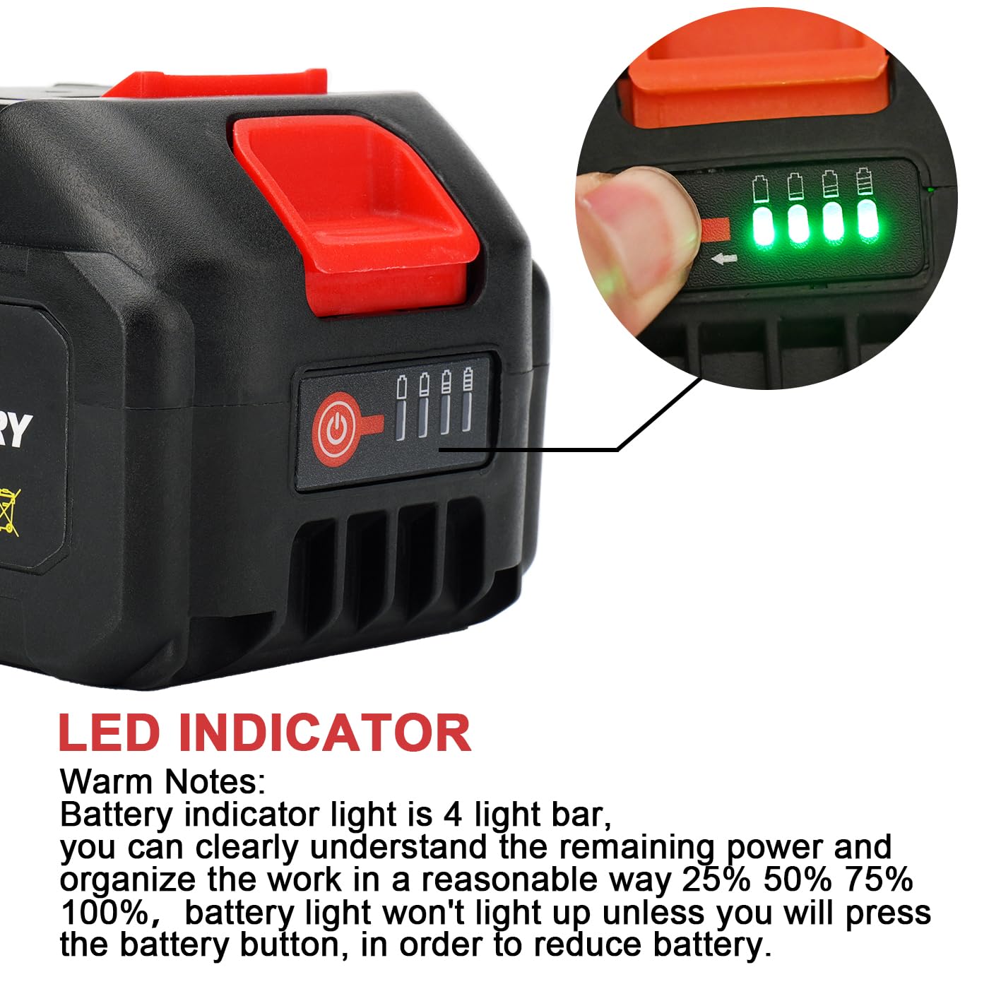 Fast Charger + 2* Seese 21V High Capacity Lithium Battery 4.0 Ah